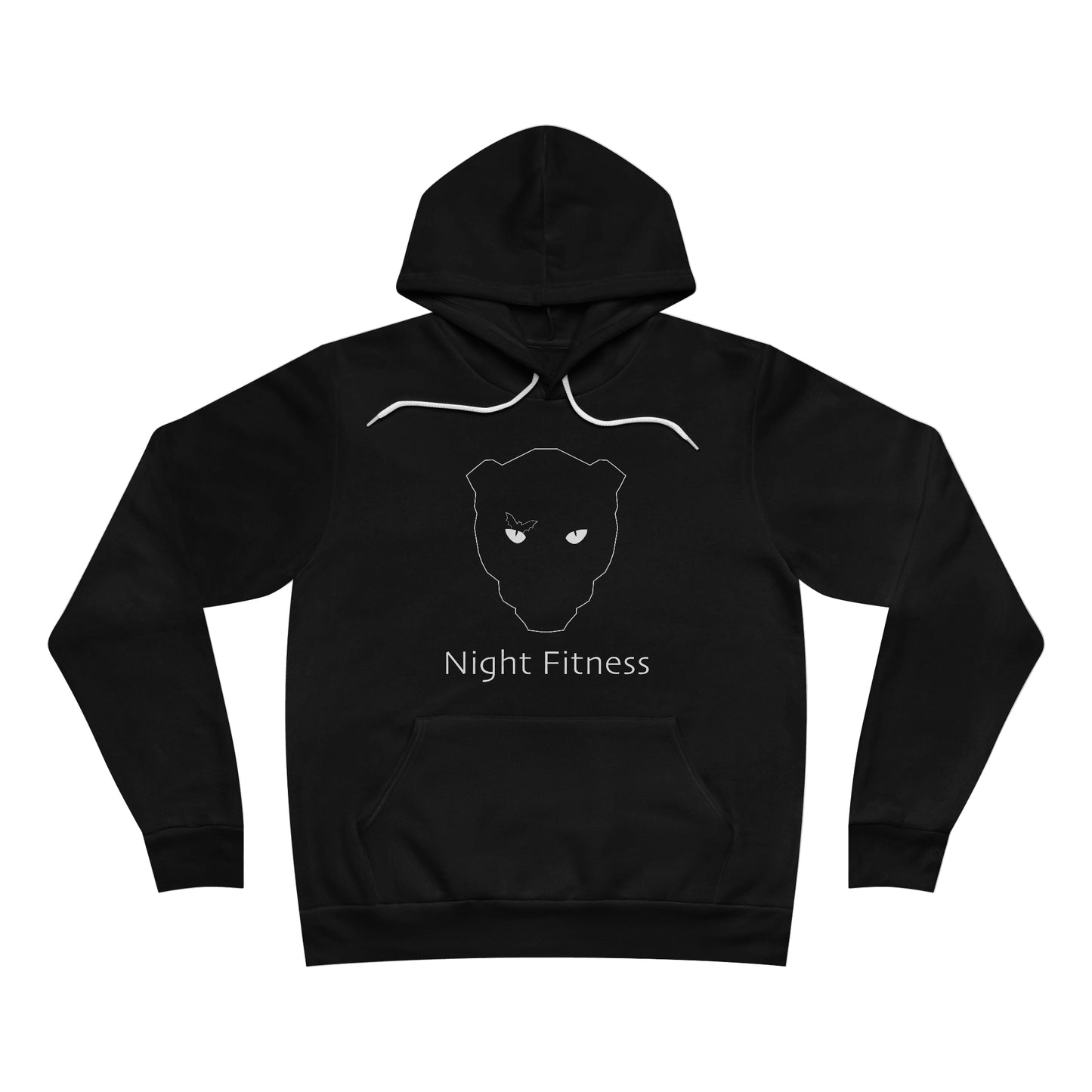 Simple Night Fleece Pullover Hoodie